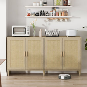 Buffet Cabinet With Adjustable Shelves For Kitchen