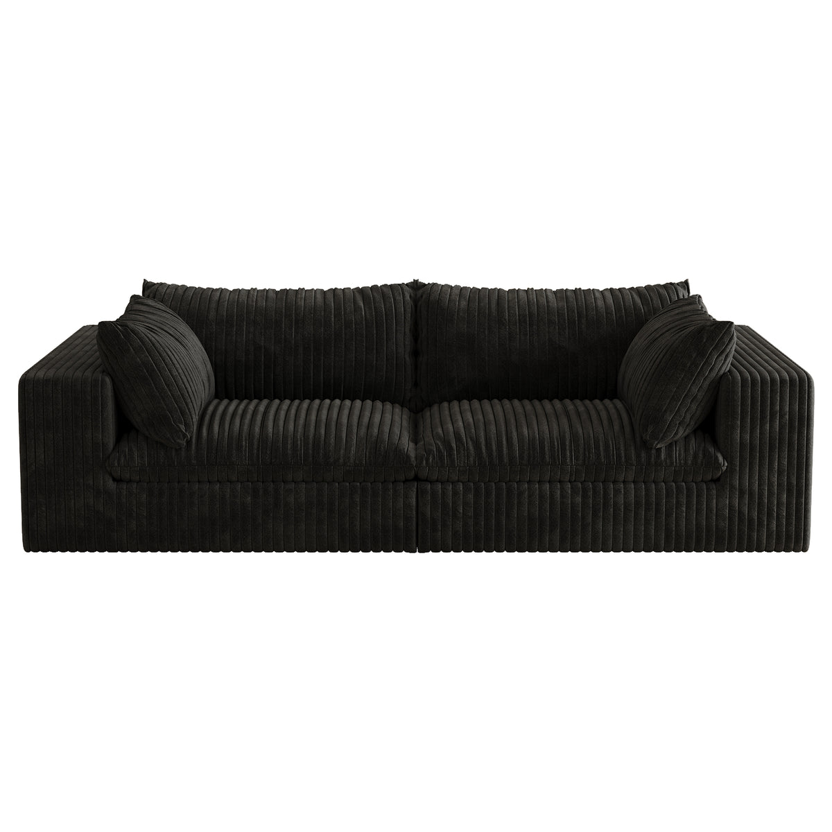 Y137 Modular Black Sofa