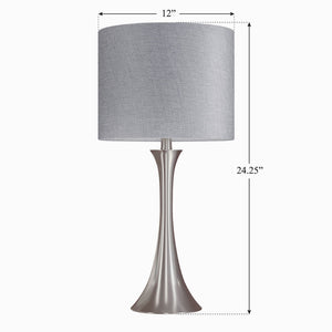 Lenuxe - Contemporary Semi Gloss Table Lamp (Set of 2)