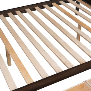 Bunk Bed With Shelfs, Storage Staircase And 2 Drawers