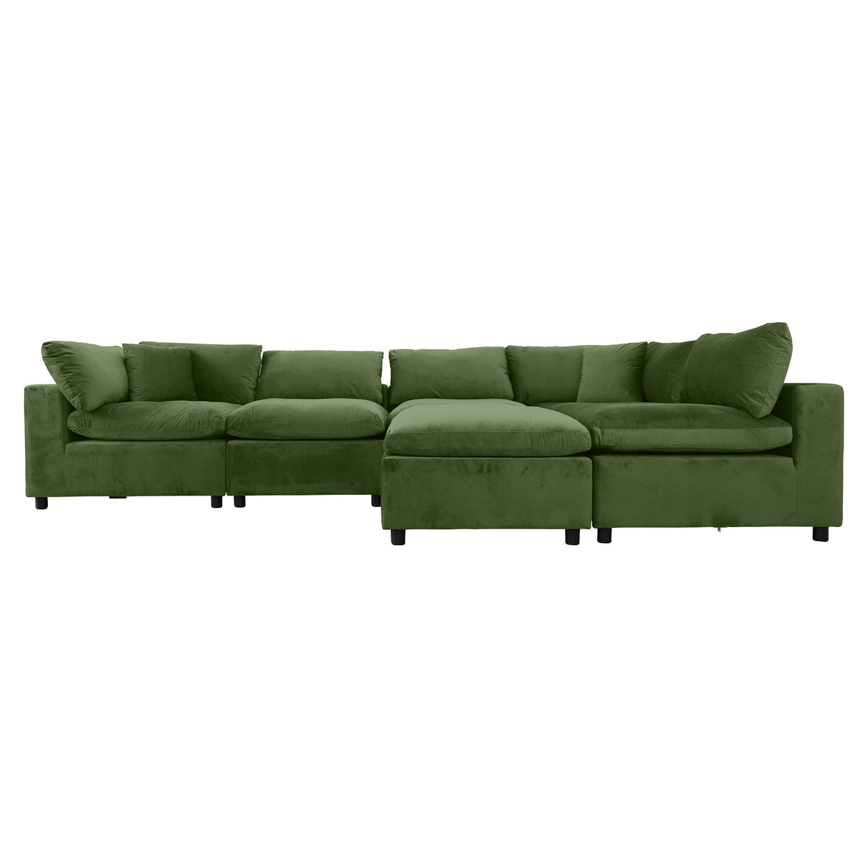 Hayward Olive Sectional Sofa