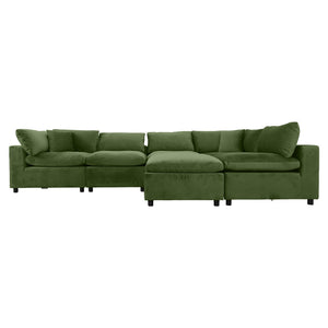 Hayward Olive Sectional Sofa