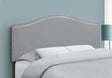 Full Size, Bed Headboard Only, Upholstered Transitional - Gray - Best Buy Furniture