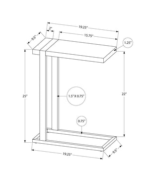 Accent Table, C - Shaped, Contemporary & Modern Stylish Design - Best Buy Furniture