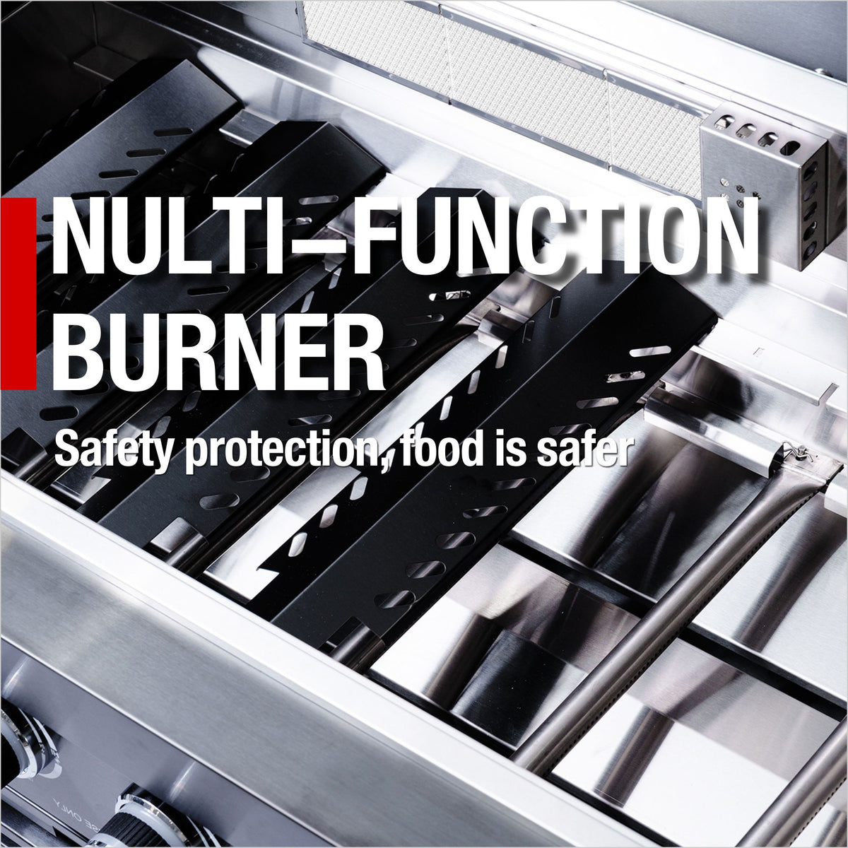 S00005 43-Inch 6-Burner Deluxe Outdoor Kitchen Grill