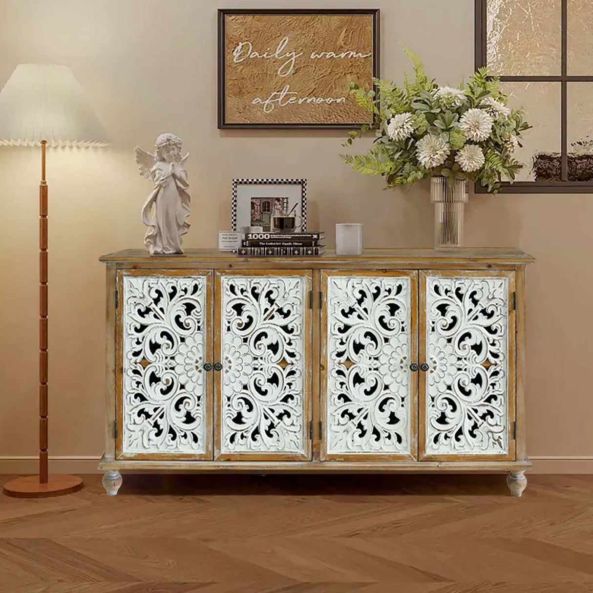 Accent Cabinet with 4 Doors