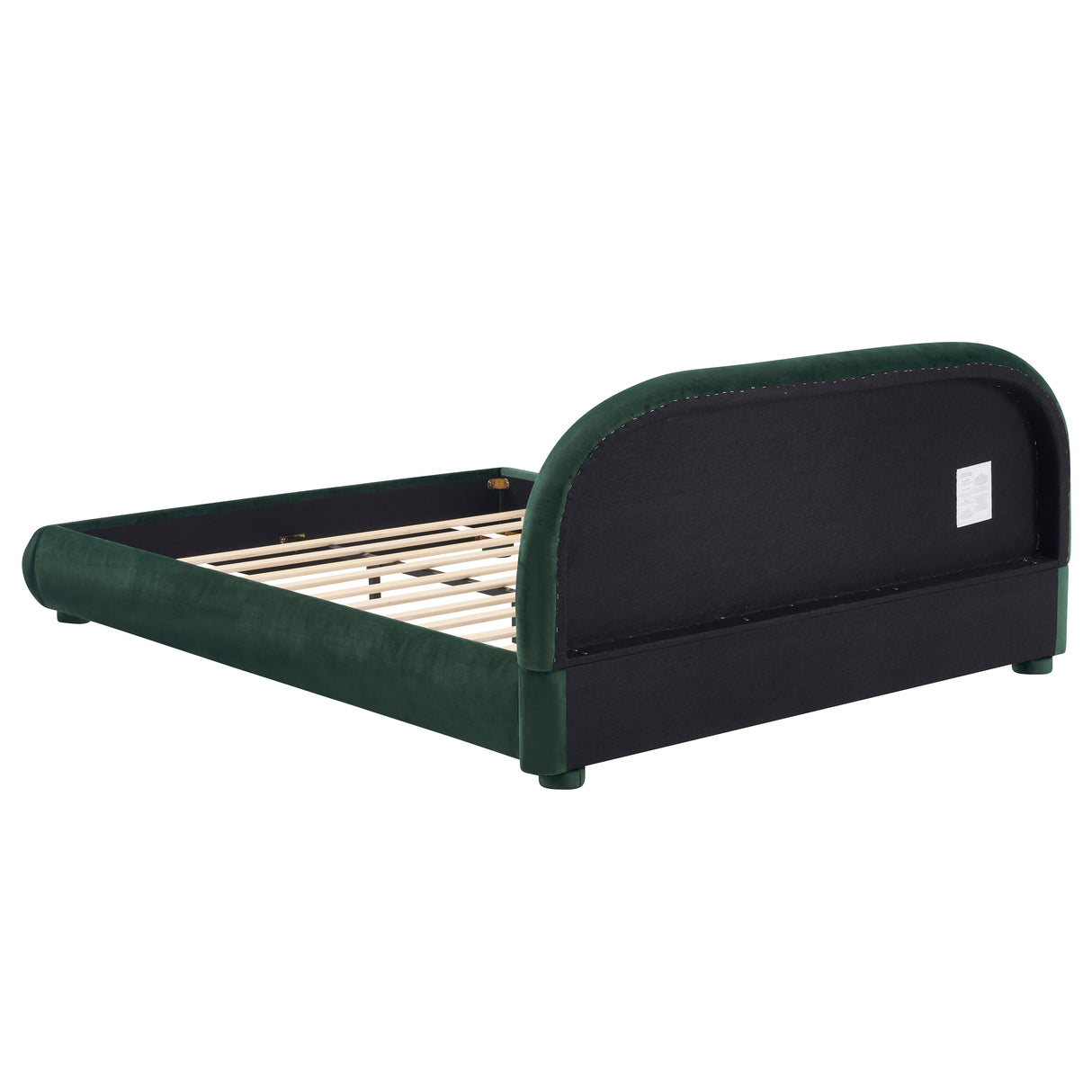 Dark Green Velvet Bed Frame