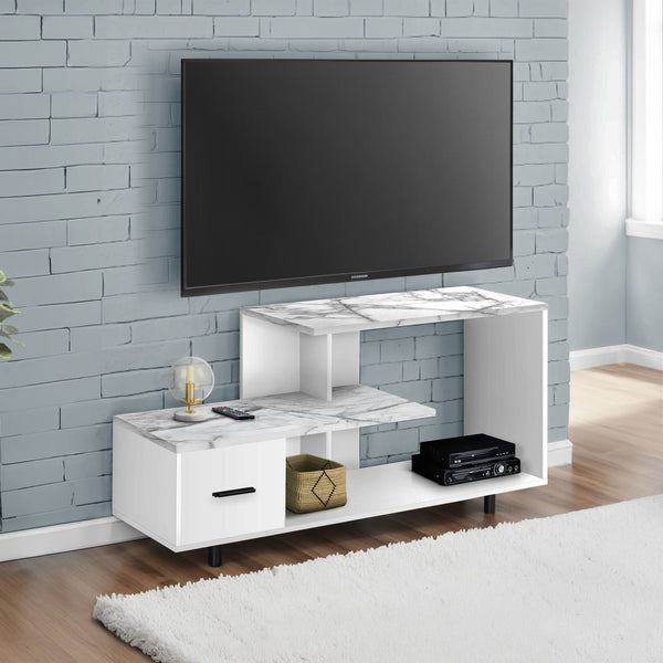TV Stand, Console, Media Entertainment Center, Storage Drawer, Contemporary - Best Buy Furniture
