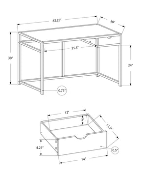 Computer Desk For Home Office, 1 Storage Drawer, Contemporary & Modern - Best Buy Furniture