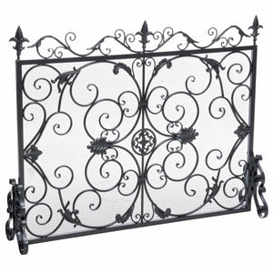 Darcie - Wrought Fireplace Screen, Ornate Design - Best Buy Furniture
