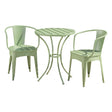 3 Piece Bistro Set With Table And 2 Chairs - Green - Best Buy Furniture