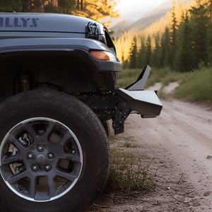X Style Front Bumper with Winch Plate Compatible with Wrangler JK (2007-2017)
