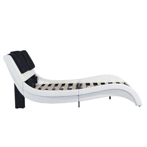 Platform Bed Frame With LED Lighting, tooth Music, Vibration Massage