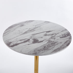 31.5" Folding Golden And Table