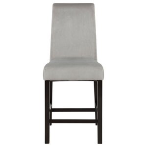 Upholstered Counter Stools (Set of 2) - Gray
