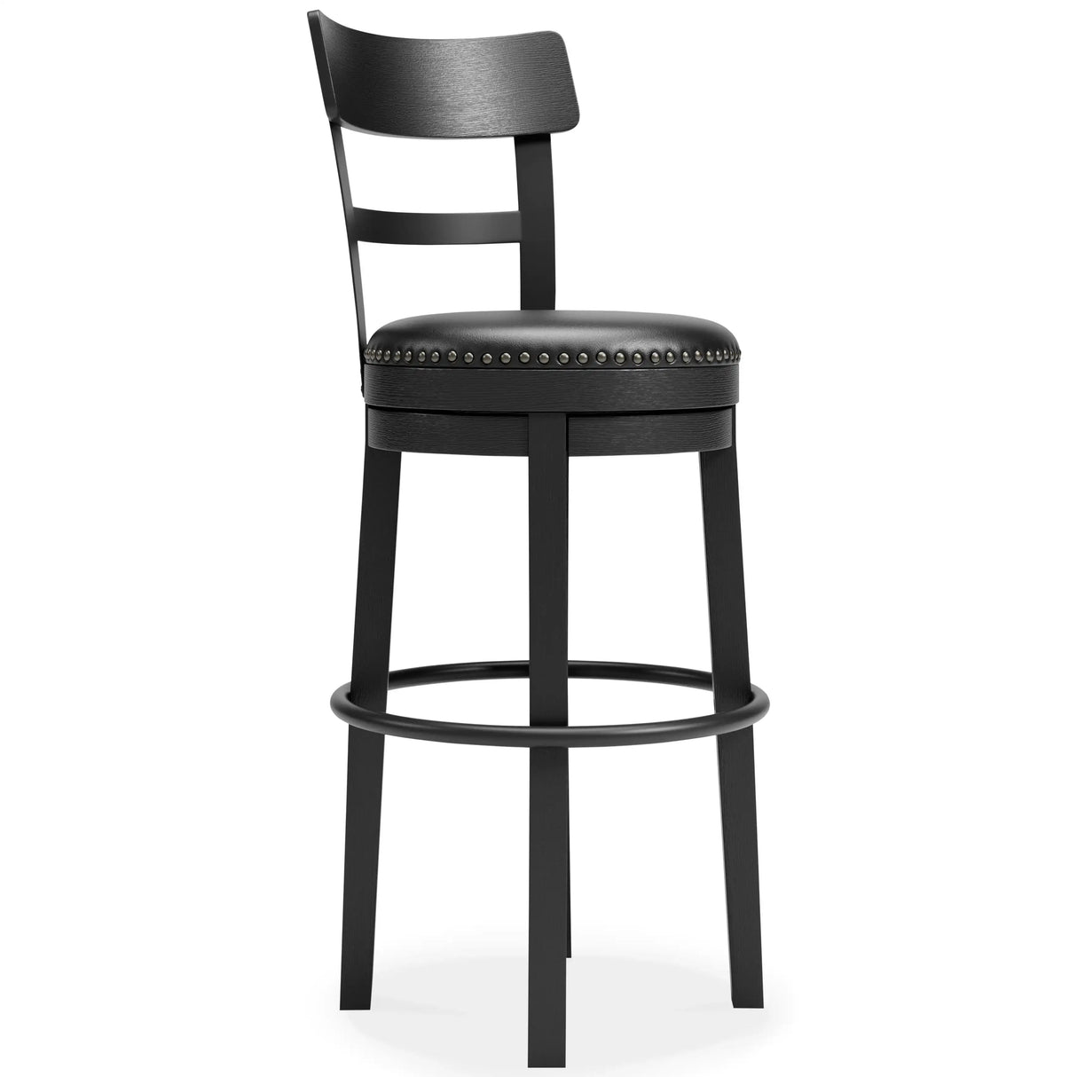 Valebeck - Tall Upholstered Swivel Barstool - Best Buy Furniture