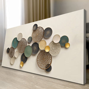 Lotus Leaf Abstract Wall Art II