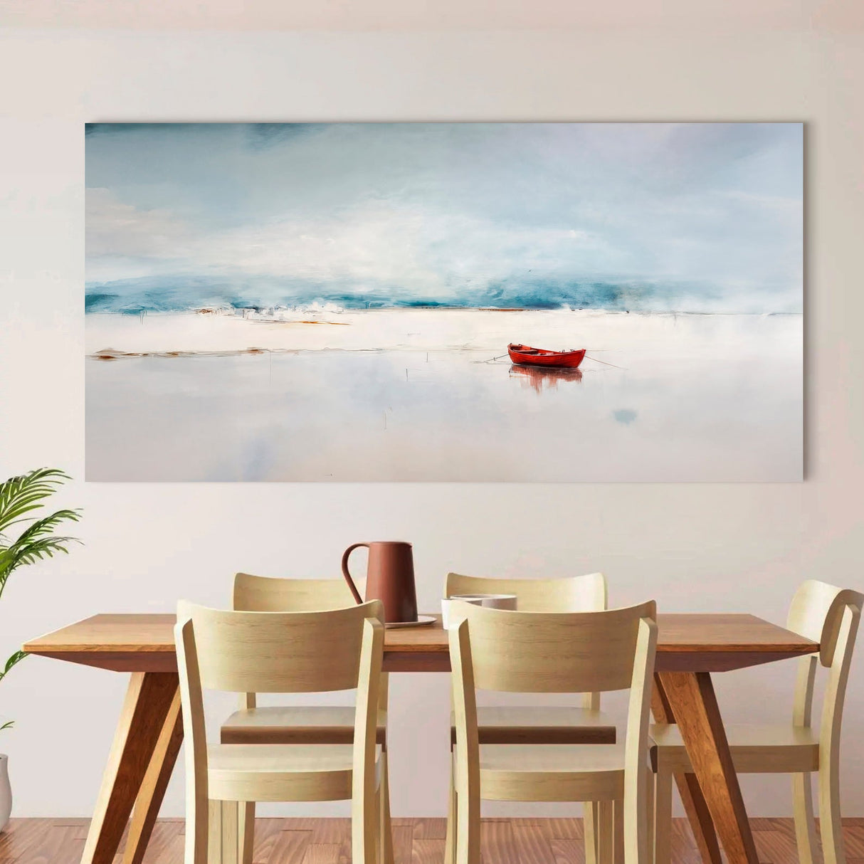 Misty Morning Abstract Wall Art