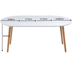 Extensible Table, Dining Table, Office Table, Coffee Table Metal Leg
