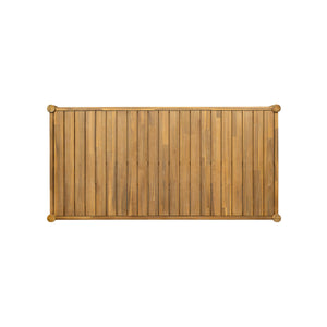 Classic Patio Dining Table, Acacia Wood - Light Teak