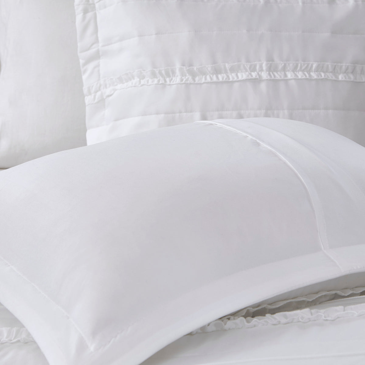 5 Piece Ruffled Comforter Set