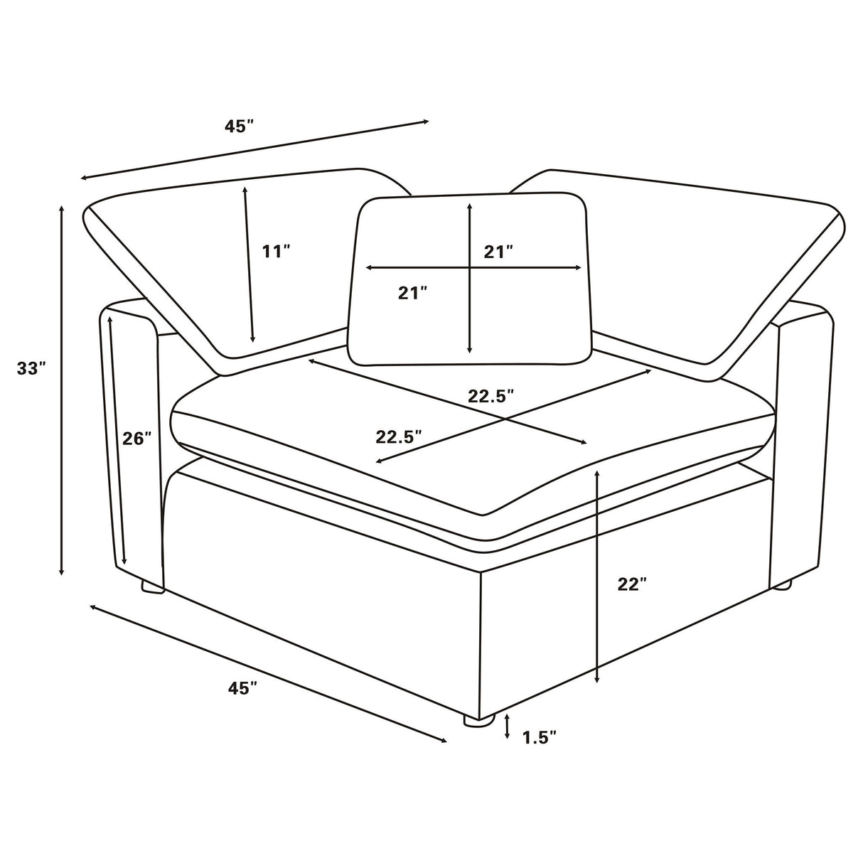 Segoura - Modular Sectional With Ottoman