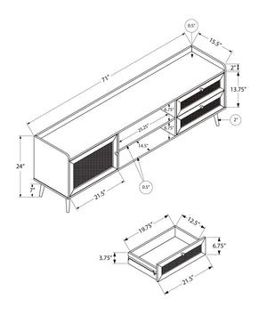 TV Stand, Console, Media Entertainment Center, Storage Cabinet, Transitional - Best Buy Furniture