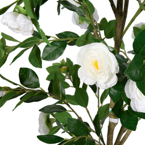 Artificial Camellia Tree 5-FT Faux Plants Indoor