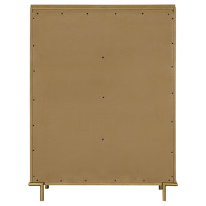 Stevie - Rectangular 5 Drawer Chest - Sand