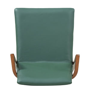 Dining Chairs (Set of 2) - Green / Walnut