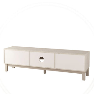 Media Console With 4 Drawers And Cable Management