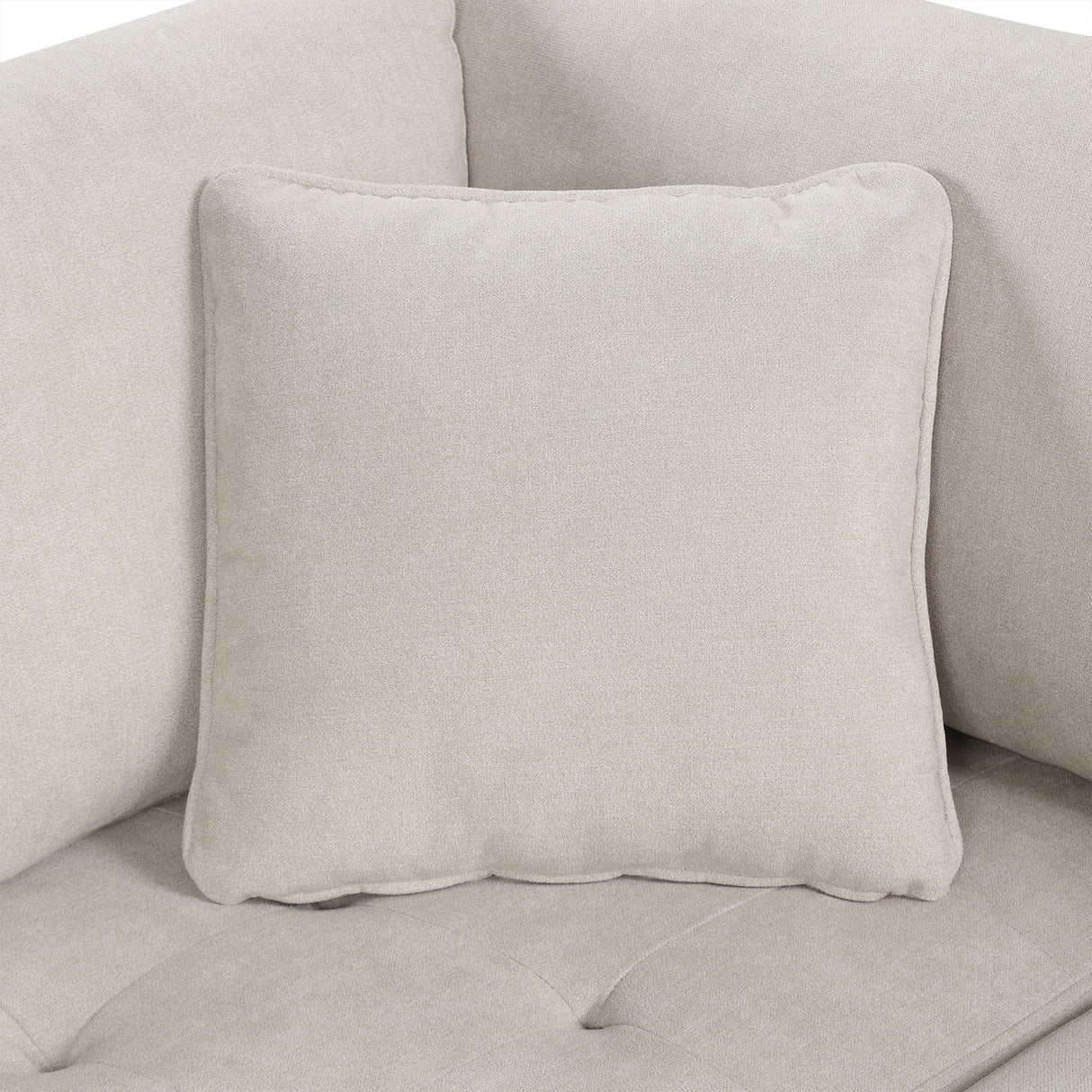 Oversized Sectional Sofa U-Shaped Sofa Couch Pull-Out Sofa Bed With Two Throw Pillows For Living Room