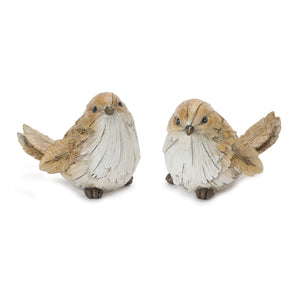 Carved-Leaf-Bird-Figurine-(Set-of-2)-Christmas-Decor