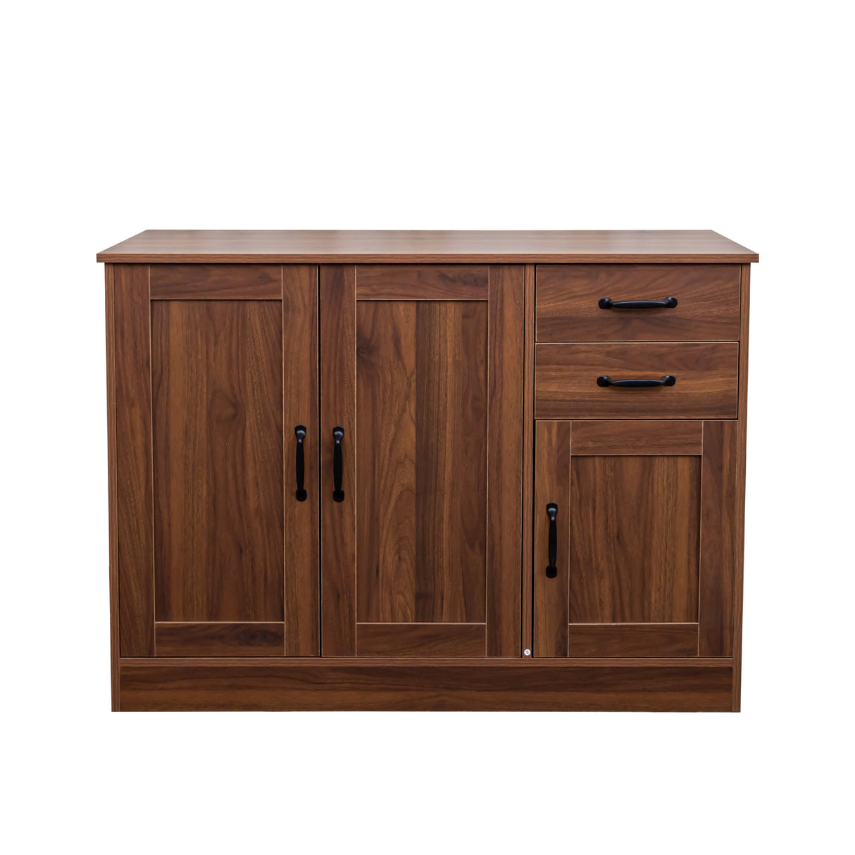Modern Wood Buffet Sideboard with 2 Doors, 1 Storage & 2 Drawers
