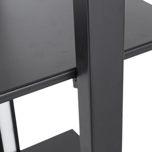 Two Tiered Vertical Shelving Stand with Light