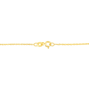 14K Yellow Gold Plated .925 Sterling Silver 1.00 Cttw Baguette Diamond Composite Open Heart 18" Inch Pendant Necklace (I-J Color, I1-I2 Clarity)
