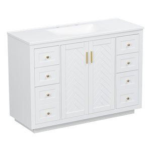 48" Bathroom Vanity with Sink Top