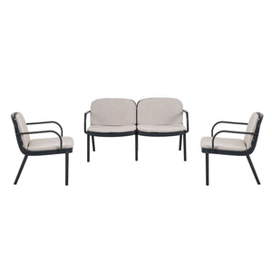 Luna - Outdoor Patio 3 Pieces Chat Set - Best Buy Furniture