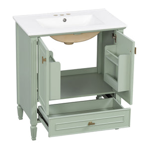 Freestanding Vanity With 1 Drawer & 2 Soft Close Doors With Door Mounted Storage