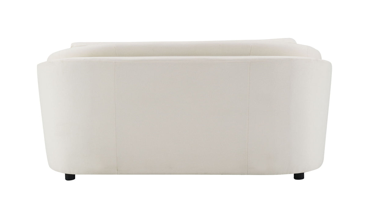 Mariko - 3 Piece Living Room Set Sofa Loveseat Chair - Beige