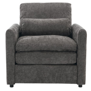 Cozy Upholstered Cushion Armchair For Living Room