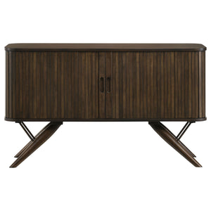 Wes - 2 Door Sideboard Buffet Storage Cabinet - Walnut