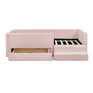 Safe Kids Bed With Guardrails And Storage