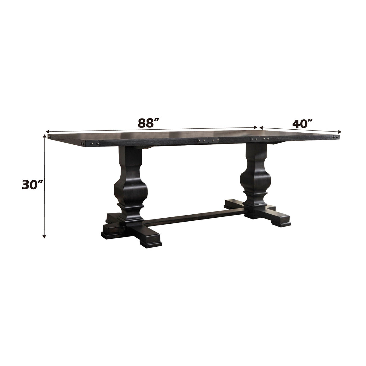 Morland - Dining Table - Black - Best Buy Furniture