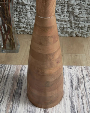 Ailsa - Wood Floor Lamp - Natural Brown - Best Buy Furniture