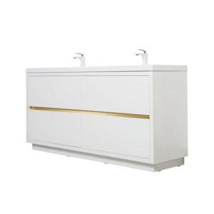 Bathin Freestanding Bathroom Vanity With Double Sinks