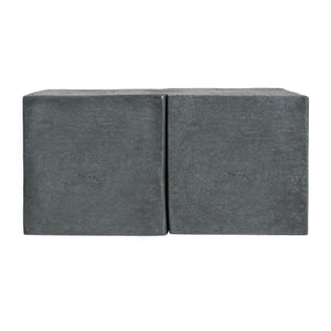 Rectangular Outdoor Indoor Accent Side Table (Set of 2)