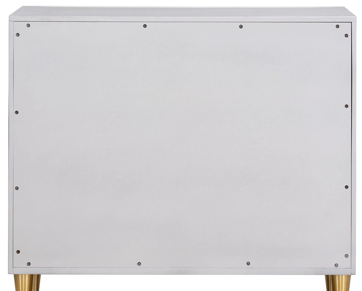 Anson - Console Cabinet - Silver / Champagne - Best Buy Furniture