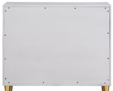 Anson - Console Cabinet - Silver / Champagne - Best Buy Furniture