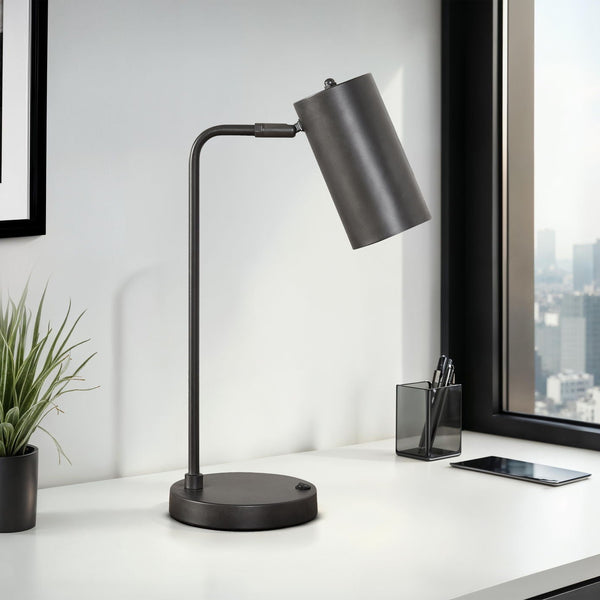 Lighting, Table Lamp, USB Port Included, Modern - Gray - Best Buy Furniture